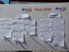 Result board in Sandhamn
