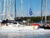 The finish line in Sandhamn