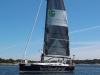 The Blåöga - InnoVentum boat approaching Sandhamn